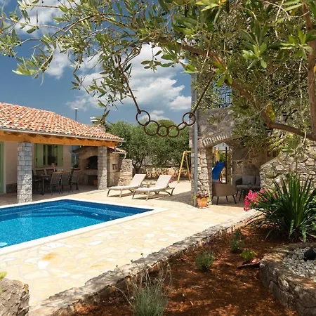 House Iva - Vrh, Krk בית נופש Vrh (Krk)